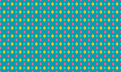 Hand-Drawn Design Geometric Shapes Seamless Pattern for Wallpaper Background