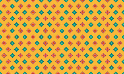 Hand-Drawn Design Geometric Shapes Seamless Pattern for Wallpaper Background