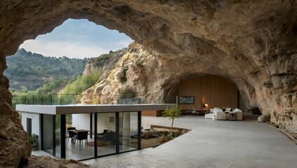 house in a cave