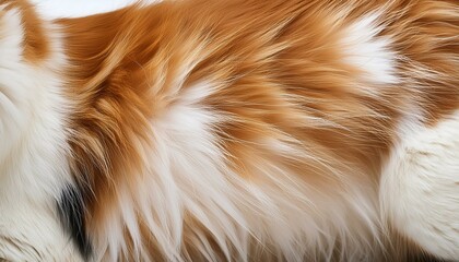 Luxurious Softness: A Close-Up of a Cat's Long Fur"