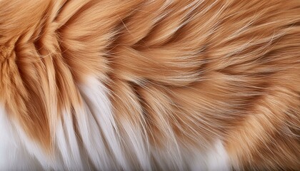 Luxurious Softness: A Close-Up of a Cat's Long Fur"