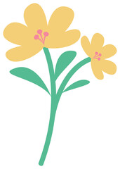 Cute Flower Sticker