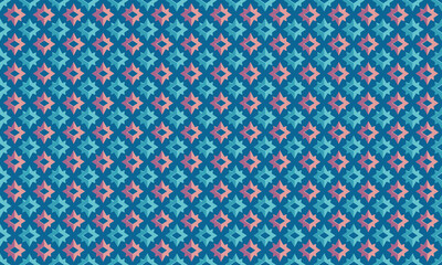 Paper Cutout Design Geometric Shapes Seamless Pattern for Wallpaper Background