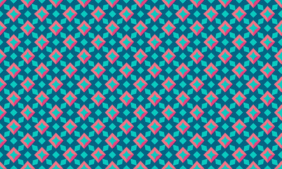 Paper Cutout Design Geometric Shapes Seamless Pattern for Wallpaper Background