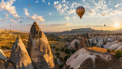 Magical Hot Air Balloon Ride Over Cappadocia's Stunning Rock Landscape