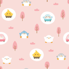 Cute Penguin Pattern