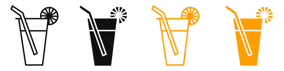 Drink icon mark in filled style