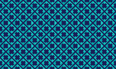 Parallax Design Geometric Shapes Seamless Pattern for Wallpaper Background
