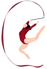 rhythmic gymnastics ribbon