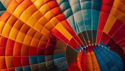 Obraz premium Up close and personal with majestic hot air balloons - AR 7:4