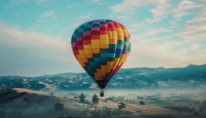Obraz premium Vibrant Skies: The Beautiful Colors of the Airborne Spectacle