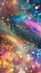 Abstract holographic effect glitter background
