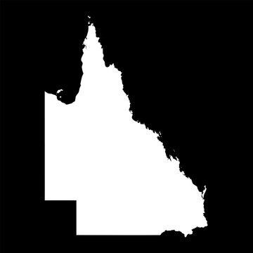 recommend clip art: Queensland Map, state of Australia. Vector Illustration.