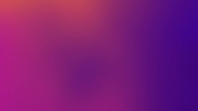 Abstract animated colorful purple, pink, orange gradient motion background video 4K
