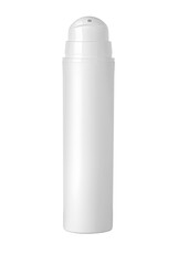 White bottle with sprayer.