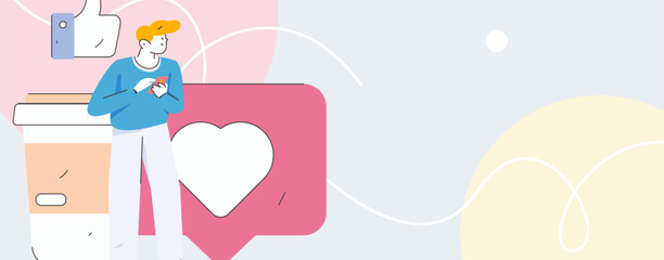 Communicate with consultants flat vector character concept operation hand drawn illustration
