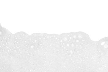 Soap foam or shampoo Soap foam texture or shampoo surface with bubble isolated with clipping path...
