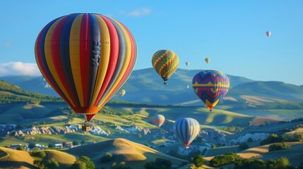 Fototapeta premium hot air balloon