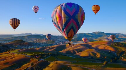 Obraz premium hot air balloon