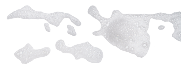 Soap foam or shampoo Soap foam texture or shampoo surface with bubble isolated with clipping path on background.
