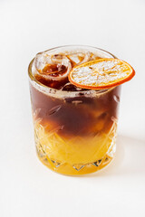 iced coffee with orange juice