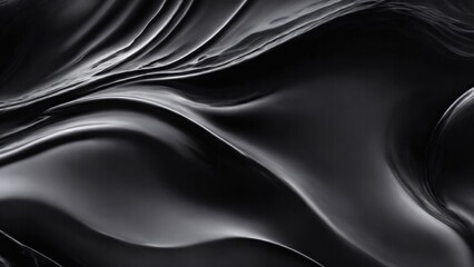 Soft and liquid Black waves background