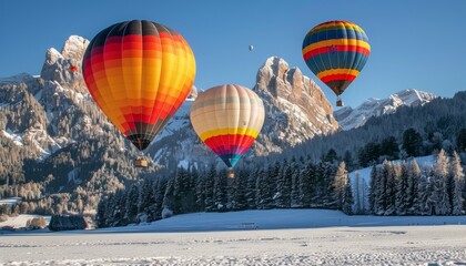 Flying High at the Hot Air Balloon Festival in Dobbiaco, Italy