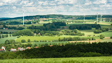 Dorf Goldbeck im Weserbergland
