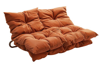 Fototapeta premium Orange Sofa with Pillows