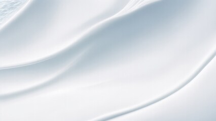 Soft and liquid White waves background