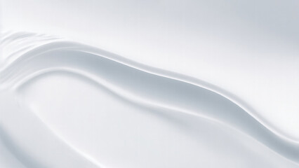 Obraz premium Soft and liquid White waves background