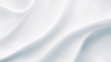 Fototapeta premium Soft and liquid White waves background