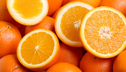 orange sliced Orange fruit background