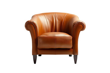 Brown Leather Armchair