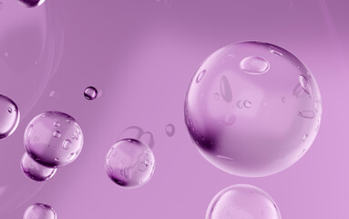 the pink bubbles soap background