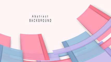 Geometric pattern of multiple color stripes soft color background