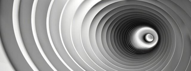 Obraz premium Minimalist intrigue of circles intersecting at irregular angles. 