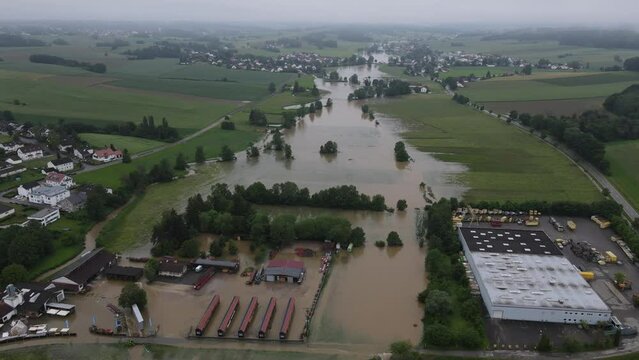 Pfaffenhofen Ilm as one of the city which was injured by the water flood in 2024