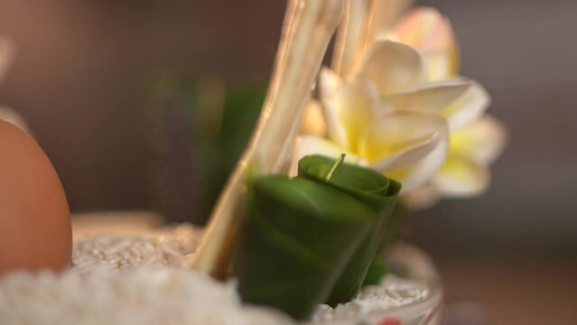 The ritual artifacts of the Soe ethnic group are an integral part of their traditional beliefs. Thailand September 2023