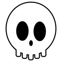 Doodle Skull Line