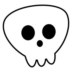 Doodle Skull Line