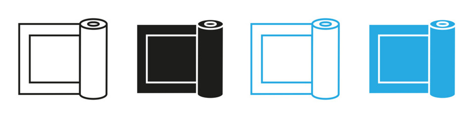 Sterile gauze icon depicting medical supplies, healthcare, and first aid essentials, ideal for emergency services designs