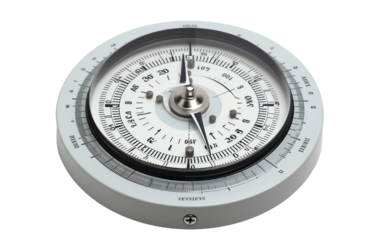 barometer on white