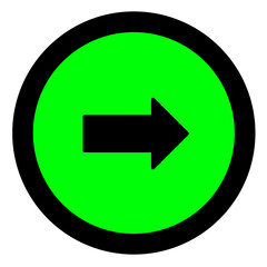 turn right arrow rounded icon vector symbol design 