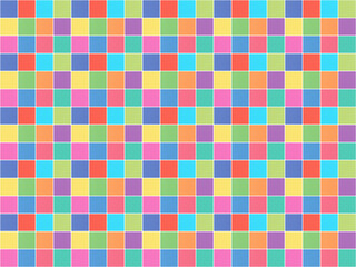 abstract seamless pattern: color squares with paper texture