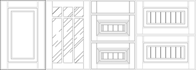 Sketch illustration vector drawing design detail cabinet door ornament ornate carving frame old classic vintage ethnic traditional 