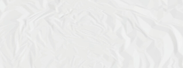 White crumpled paper texture. White wrinkled paper texture. White paper texture. White crumpled and top view textures can be used for background of text or any contents.
