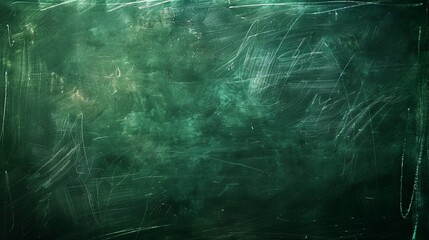 Green Chalkboard Texture Background for School Designs and Educational Posters