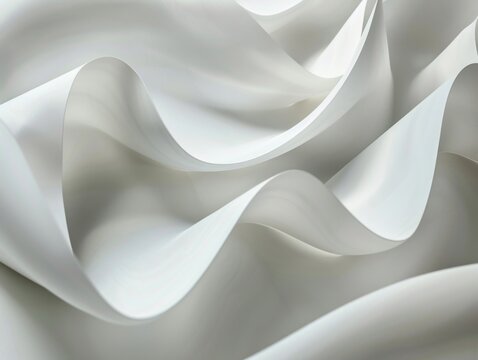 White Fabric Close Up