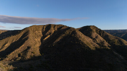 Scenic Mountains in Los Padres National Forest near Gorman, California